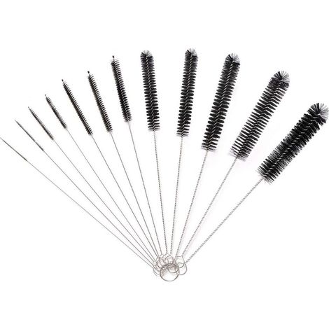 Brosse de nettoyage, de petite et mince Milchrohrbürste, Strohbürste, Kühlschrankreiniger, Goupillon (1/5)