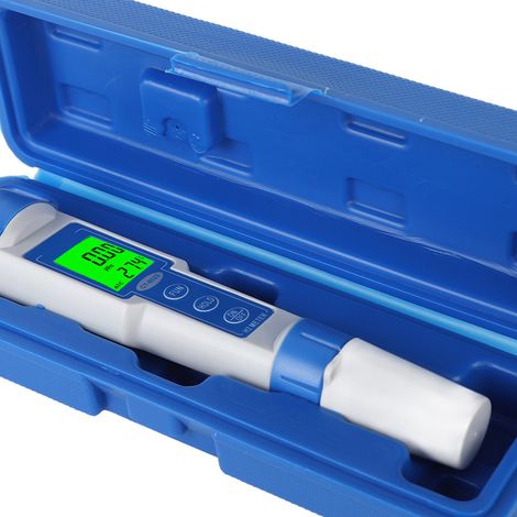 Testeur de qualité d'eau H2 numérique avec rétroéclairage LED, fonction de maintien des données, stylo indicateur d'hydrogène, ATC intégré (1/5)