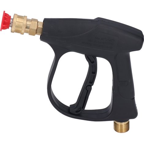 Pistolet de nettoyage auto haute pression multifonction, mousseur avec 5 buses, pulvérisateur à mousse pour voiture, lavage efficace, outil polyvalent. (1/5)