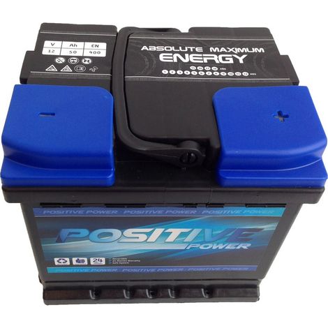 Batería de Coche 50 Ah  Positive power derecha