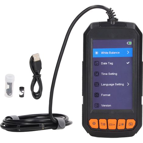 Endoscope Industriel 5.5mm avec Écran 4.3 Pouces, Caméra d'Inspection 2MP et Batterie (1/5)