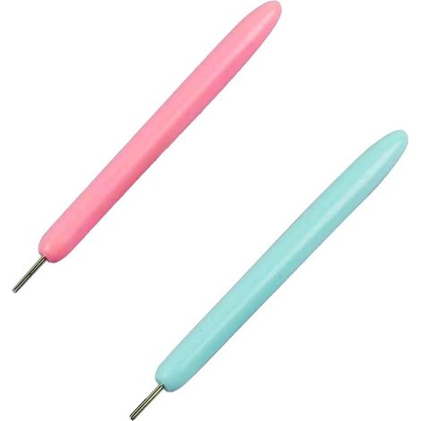 Outils Quilling, 2Pcs Quilling Outils Papier, Stylo Quilling Paper, Bricolage Quilling Papier Artisanat, Multifonction Fente Papier Quilling Outils (1/5)