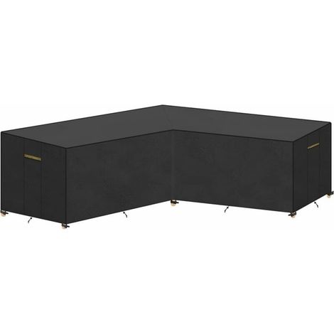 Reno – Funda impermeable para sofá esquinero de 215x215x87/80cm – Poliéster Oxford con revestimiento de PU – Antimoho y costuras reforzadas (1/5)