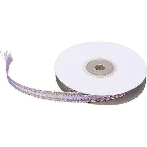 Ruban en mousseline de polyester satiné, accessoire pour cheveux de mariage, pour décorer bouquets et guirlandes, 1 cm, n° 21 (1/4)