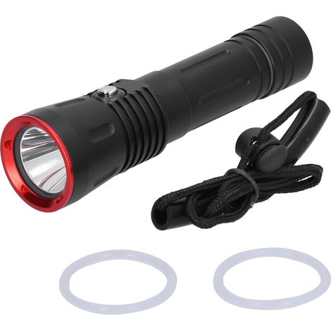 torche de plongée professionnelle 3000 lm étanche IP68 ultra (1/5)