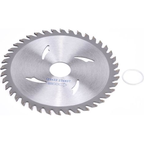 Circular Saw Blade Carbure Woodworking Discs Wheel 125 x 22,23 40T