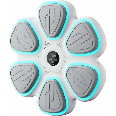 Machine de Boxe Musicale pour Adultes, Machine de Frappe Musicale Bluetooth avec Gants, 9 Modes et Vitesses Réglables, Coussin de Boxe Mural, Entraîneur de Fitness à Domicile (1/5)