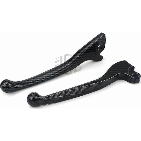 Accessoires pour guidon de moto en carbone et aluminium : leviers de freins et accessoires pour Vespa LXV VXL150 S125 S150 Sprint Primavera 50 150 (noir). (1/5)