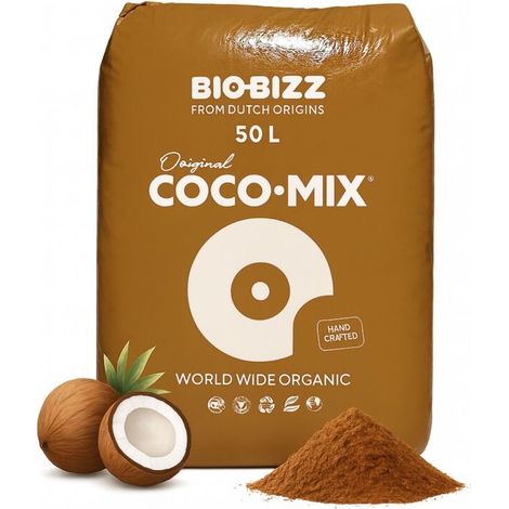 BioBizz Coco Mix 50 Liter Kokossubstrat Coco Substrat Pflanzsubstrat (1/5)