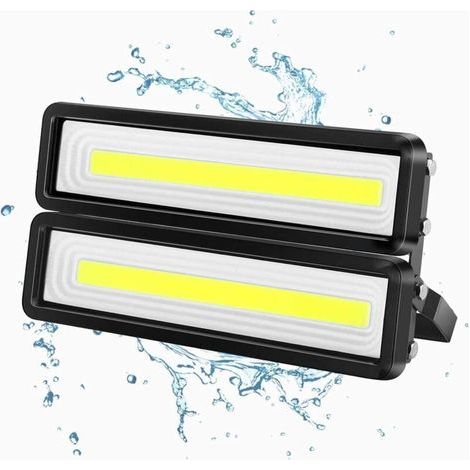 Projecteurs LED Extérieur, Projecteur seul, Spot LED Extérieur 220V Puissant IP66 Etanche, Eclairage de Sécurité 3000K Blanc Chaud pour Terrasse, Jardin, Cour, Parc, Garage (1/5)