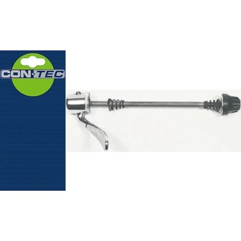Axe de roue avant à blocage rapide Contec, axe traversant le moyeu avant, 110 mm, argent (1/3)