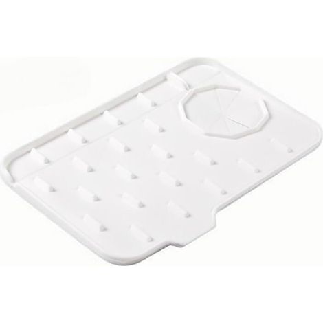 Tampon en silicone domestique (robinets double face gauche et droite disponibles : petit tampon de robinet blanc)