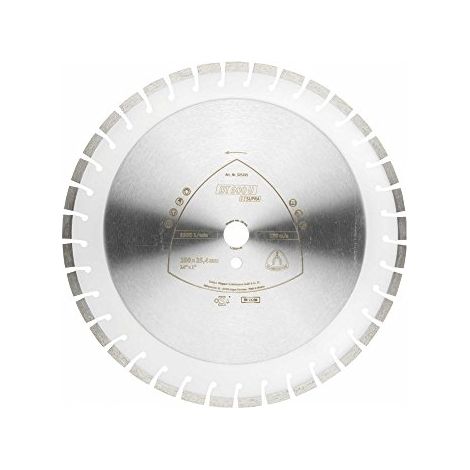 DT 600 U Disques à tronç. Diamanté Klingspor 350 x 3 x 25,4 mm 37 segments 24 x 3 x 10 mm, denture courte (1/5)