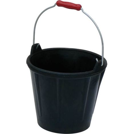 SEAU CAOUTCHOUC ARME 12 LITRES ALLEGE POIGNEE PRO TALIAPLAST - 320168 (1/2)