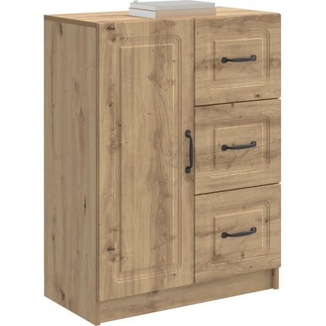 Maison Exclusive - Credenza con cassetto Rovere Artigianale 66 x 34,5 x 87 cm