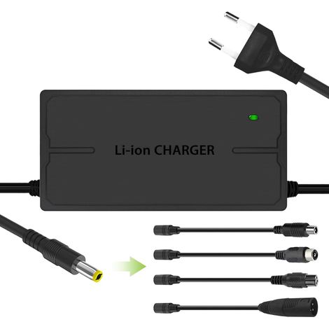 Chargeur de vélo électrique 54,6 V 3 A, 48 V trottinette, 13S 48 V batterie lithium-ion (1/5)
