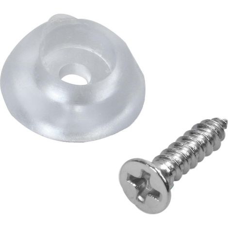 50 protections rembourrées en caoutchouc pour pieds de meubles (tables et chaises), 17 mm x 6 mm (1/4)