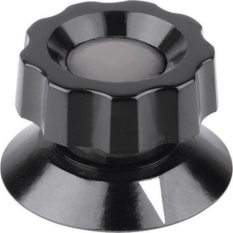 Mentor 474.61 474.61 Drehknopf mit Zeiger Schwarz (Ø x H) 59 mm x 35.5 mm 1 St. (1/4)