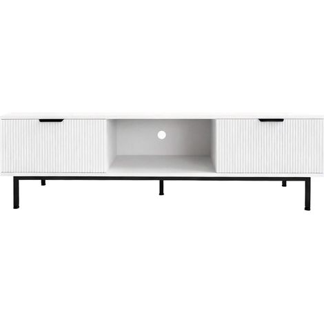 HOME DELUXE TV-Schrank NYLA - 160 x 43 cm  Fernsehschrank Lowboard TV-Board  TV-Schrank modern, TV-Schrank Holz, TV-Schrank mit Schubladen