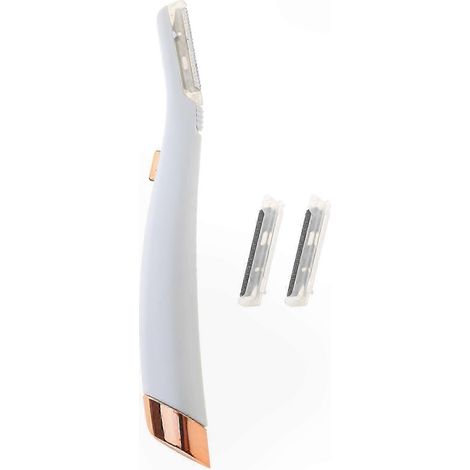 Luminateur Dermaplane Glo Multifunktions-Gesichtsrasierer mit Peelingfunktion und 6 Ersatzköpfen, einfach anzuwenden für Frauen und Männer (1/5)