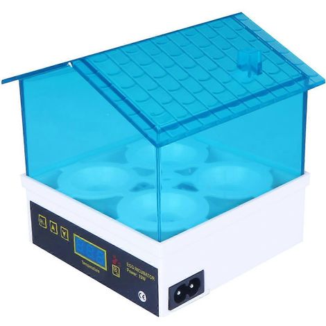 Incubateur à œufs miniature à quatre bassins pour usage domestique (lot de 2), avec contrôle de la température (1/5)