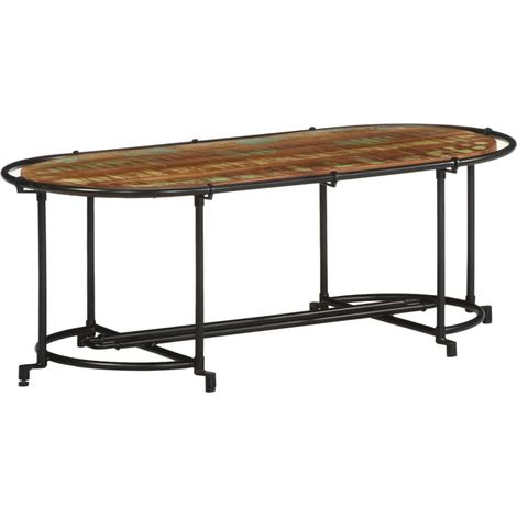 Couchtisch 110x55x40 cm Altholz Massiv