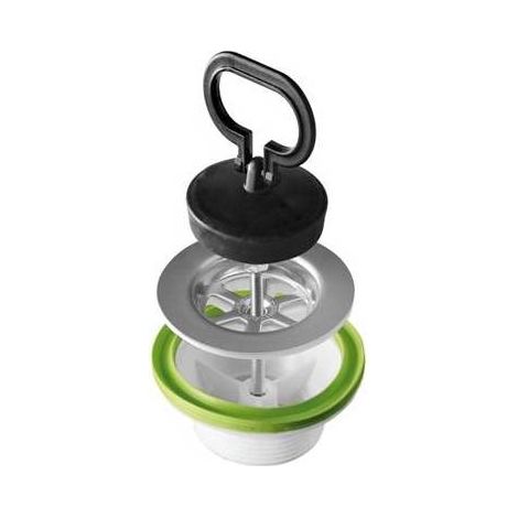 PILETTA SIMPLEX CON TAPPO MANIGLIA BONOMINI Misura: 1"1/4 - Diam. totale 66 mm