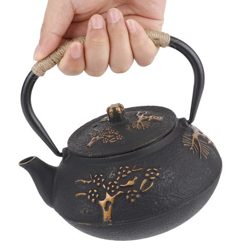 Théière en fonte, bouilloire en fonte du Sud, théière en fonte, 0,9 L (1/5)