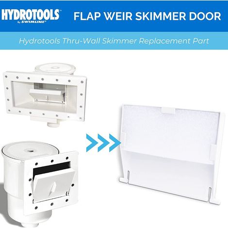 Replacement deflector for Hayward 8926 skimmer for above-ground pools, skimmer valve deflector (1/4)