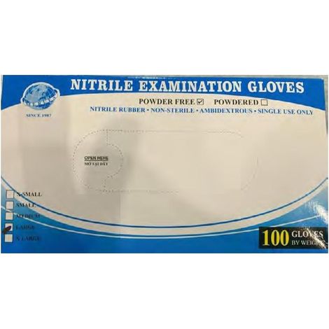 Nitrilhandschuhe Größe L Box -100u- Box