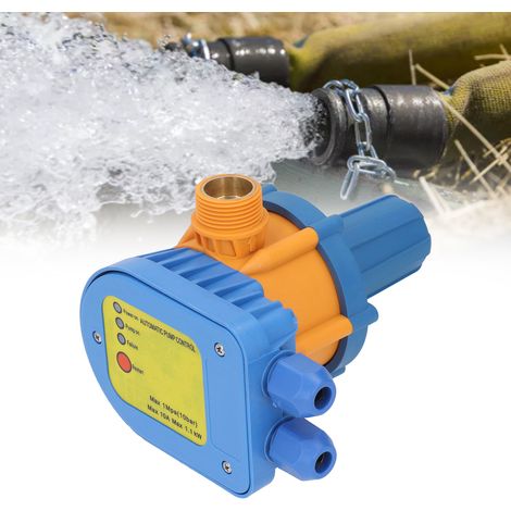 Modèle orange et bleu, pompe à eau étanche réglable 1,5 bar-2,2 bar avec interrupteur de contrôle de pression automatique, 220 V-240 V. (1/5)