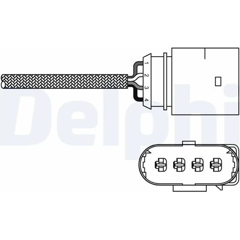 Sonde lambda Delphi Technologies ES20286-12B1 SEAT 030 906 262C 030 906 262F