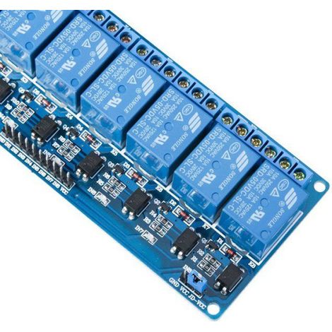 Module Relais 8 Canaux - 5V DC - Optocoupleur - Pour Microcontrôleur AVR PIC STM32 Raspberry Pi - 10A AC/DC - 1 Pièce (1/5)