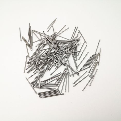 1000 goupilles fendues pour axes de connexion de bracelets de montre (diamètre 0,8 mm), axes d'aiguilles de montre, pièces de réparation de montres (1/4)