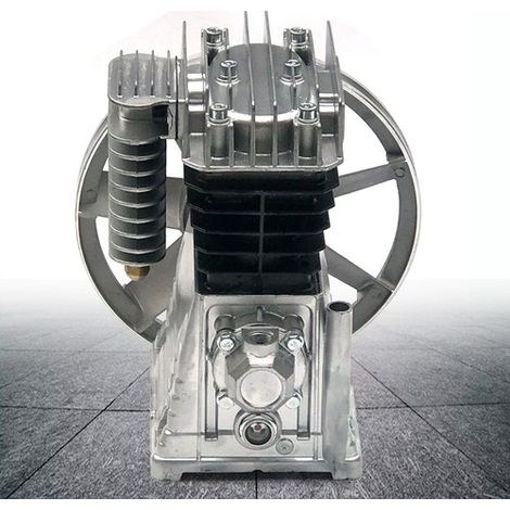 Air Compressor Bare Pump Motor Head 3HP Piston Twin Cylinder 2.2KW 250L/min UK (1/5)