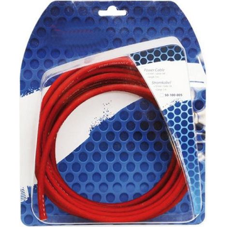 Adnauto – Fil électrique rouge 10mm2 – Longueur 5m – Brins en cuivre pour chantiers humides – Résistance accrue à l'usure