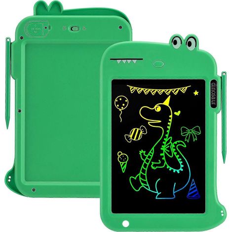 Tableau d'écriture LCD dinosaure de 8,8 pouces - Jouet éducatif pour enfants - Tableau de dessin, peinture et écriture (1/5)