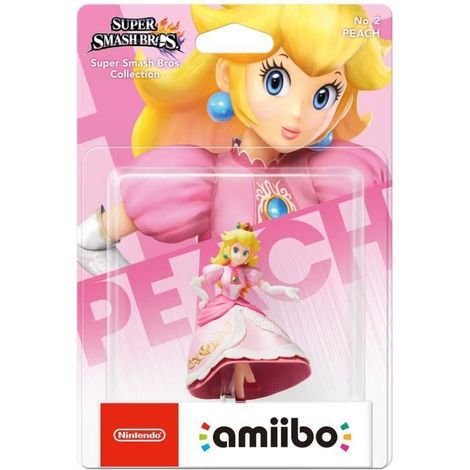 Figurine Amiibo - Peach n°2 • Collection Super Smash Bros. (1/5)