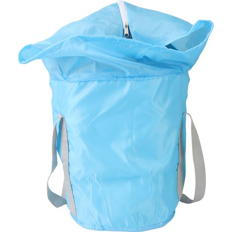 Bassin de pédiluve pliable 5 couches, isolant, multifonction, portable, baignoire de trempage des pieds pour voyage, bleu (1/5)