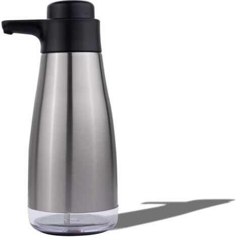 Dispensador de jabón de cocina de acero inoxidable, 450 ml de herramientas de cocina para el hogar (1/5)