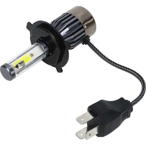 Ampoule de phare de moto 30W 12V 4000LM feux de route/croisement LED étanche ultra-lumineuse (1/5)