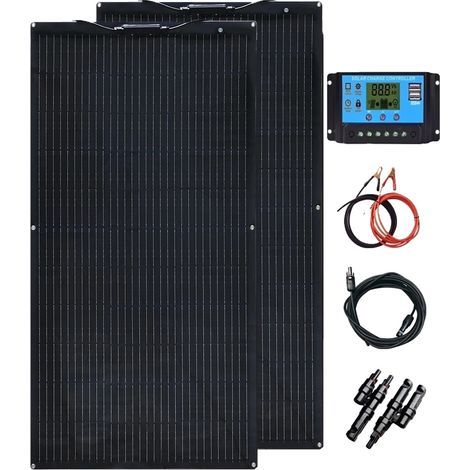 Panneaux solaires, haute efficacité, design flexible, 12V 240W Kit solaire-B (1/2)