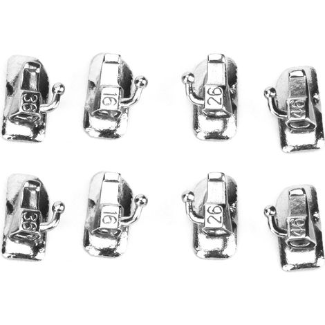 Tube buccal orthodontique Roth première molaire, lot de 2 outils dentaires à coller, équipement médical pour soins dentaires (1/5)
