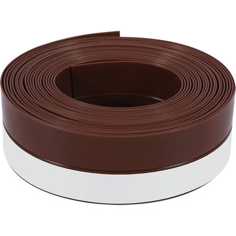 1 Bande d'étanchéité, 5 mètres, caoutchouc silicone, adhésif puissant, coupe-vent, insonorisant, pour fenêtres et portes (1/5)