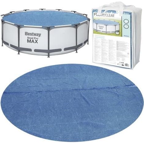 Ecleanfy - Pare-soleil pour piscine / Couverture de piscine - 366 cm Bleu 836 (1/5)