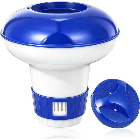 Distributeur de chlore flottant, diffuseur de chlore pour piscine, spa, fontaine et aquarium (1/5)