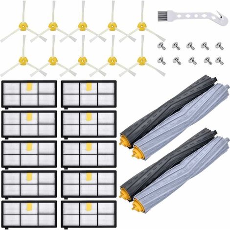 YMYNY PURE Kit Teile Zubehör für iRobot Roomba 800 900 Serie Staubsauger 850 860 861 865 866 870 871 875 876 880 886 890 891 895 896 960 965 966 970 971 974 975 976 980 981 Filter Ersatz (1/5)
