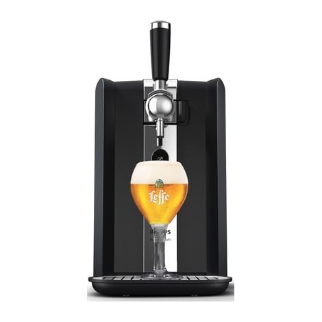 Philips – Tireuse à bière HD3770/90 – Design moderne noir – Conserve la bière entre 0 et 12°C pendant 30 jours – Affichage LED – Poignée amovible