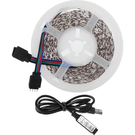 Ruban LED USB Flexible Lampe Décorative DIY Bande Lumineuse pour Fond TV Maison (1/5)