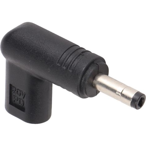 Adaptateur de Charge Type C Femelle vers 4.0x1.7mm, 100W PD Rapide et Sécurisé pour PC Portable